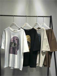 Футболка собака в капюшоне (80-53) 80-53