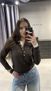 Двойной Лонг пуговки (7068) 7068